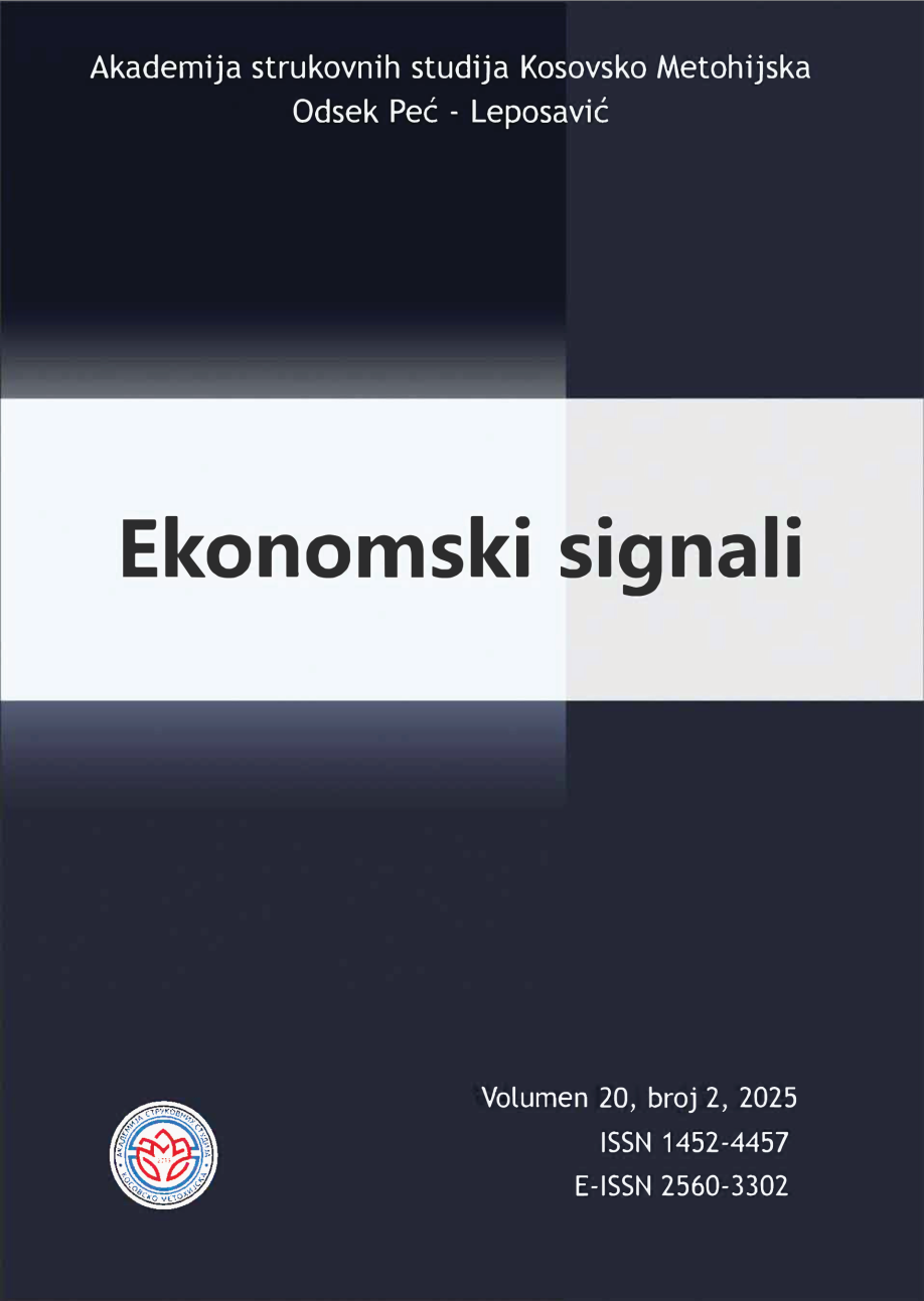 					View Vol. 20 No. 2 (2025): Ekonomski signali: poslovni magazin
				